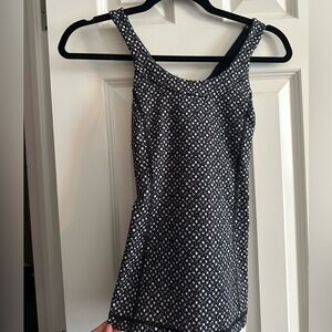 Lulu tank with criss cross back